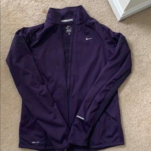 Purple Nike dry fit jacket